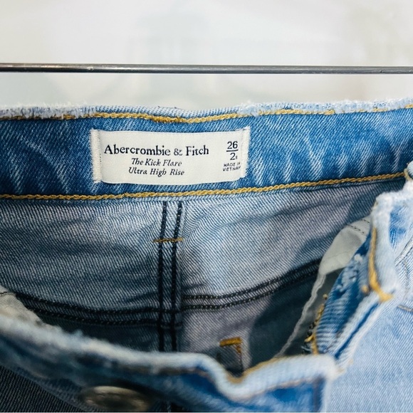 Abercrombie & fitch the kick glare ultra high rise size 26 - Picture 4 of 6